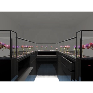 Soporte de exhibición de tienda de flores con acabado metálico moderno/personalizado de lujo con solución integral de la marca LUX - Product Image 6