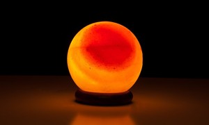 Globe Salt Lamp - Product Image 1