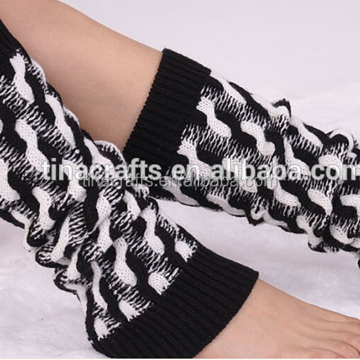 Два цвета жареного теста твист грелка для ног