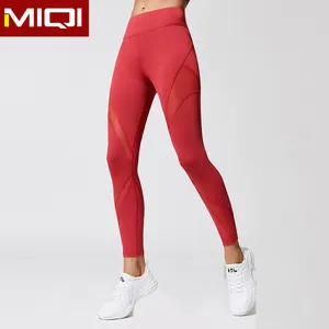 Pakaian Yoga Nilon dan Spandeks Premium Celana Ketat Olahraga untuk Legging Gym Wanita