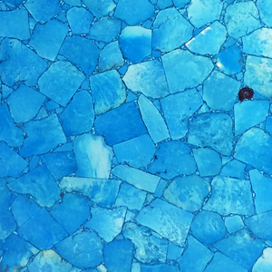 Dalles de turquoise en <span class=keywords><strong>pierre</strong></span> semi-précieuse <span class=keywords><strong>bleue</strong></span> polie, <span class=keywords><strong>pierre</strong></span> précieuse naturelle pour comptoirs/carreaux/meubles - Product Image 2