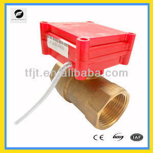 Mini 1 "latón motor 2 válvula unidireccional con 3-6VDC, 12VDC fuego vuelo rociadores servicio vacío de aire ans sistema solar - Product Image 1