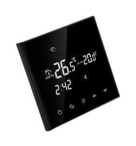 Thermostat de <span class=keywords><strong>chauffage</strong></span> <span class=keywords><strong>électrique</strong></span> AC200-240V conçu moderne thermorégulateur programmable hebdomadaire pour une utilisation en appartement connectivité WIFI - Product Image 2