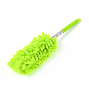 Microfiber Brush Duster Chenille Extendable Microfiber Hand Duster With Telescopic Handle Washable Cleaning Brush For Ceiling Fans Blinds