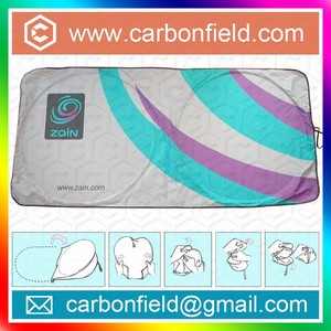 Parasol de Coche Plegable de Tyvek para Ventana Delantera, Parasol de Coche de Nylon Promocional - Product Image 4