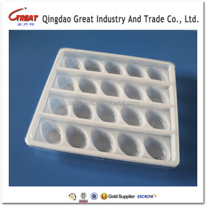 Plateau en <span class=keywords><strong>plastique</strong></span> PP de qualité alimentaire pour l'emballage des boulettes avec 20 trous - Product Image 4