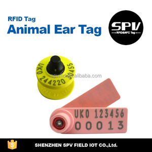 Animals Services ear tag RFID EM4305 HF 13.56 MHz Control To Access - Product Image 3