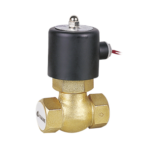 US-25 مادة نحاسية 1 "220VAC طيار مغلق عادة Way صمام لولبي بخار الماء بدرجة حرارة عالية - Product Image 3