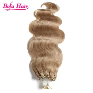 Reasonable price double beads brazilian remy 20 inch micro ring hair extensions,microlink human hair extensions