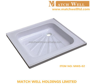 Traditional 120*800*140mm Square <strong>Shower</strong> <strong>Tray</strong> Eco-Friendly Easy Installation Shiny Surface Waterproof Bathroom Hotel Acrylic - Product Image 2