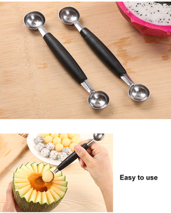 Cuchillo para Tallar Frutas 2 en 1 con Doble Cabeza, Cuchara para Kiwi, Sandía, Melón, Cuchara para Frutas, Cuchara para Puré de Papas, Cuchara para Helado - Product Image 4