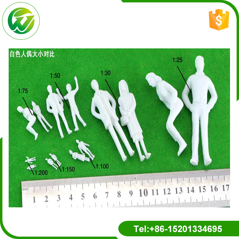 1:50 архитектурные пластиковые фигурки-модели белого цвета