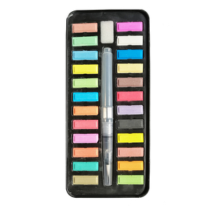 Léger et portable 24 couleurs vives ensemble de peinture aquarelle pour bourgeonnement amateurs et artistes - Product Image 6