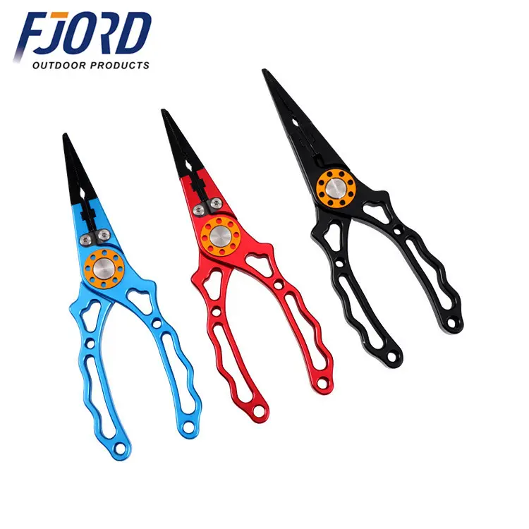 FJORD Multi-purpose Alu Stainless Steel CNC Fish Holder Light Weight Fishing Pliers