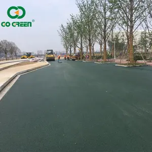 用于生产彩色绿色道路的合成共混透明沥青结合料