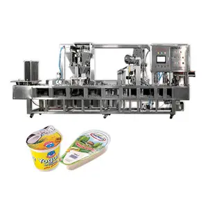 Newest Design High Quality Butter/yogurt Cup Filling Sealing Machine