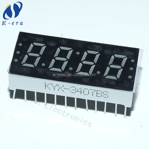 Shenzhen Cxcw Online Kopen Elektronische Componenten 0.3 Inch 4 Digit 10 Dots Red Ca Cc 7 Segment Led Display