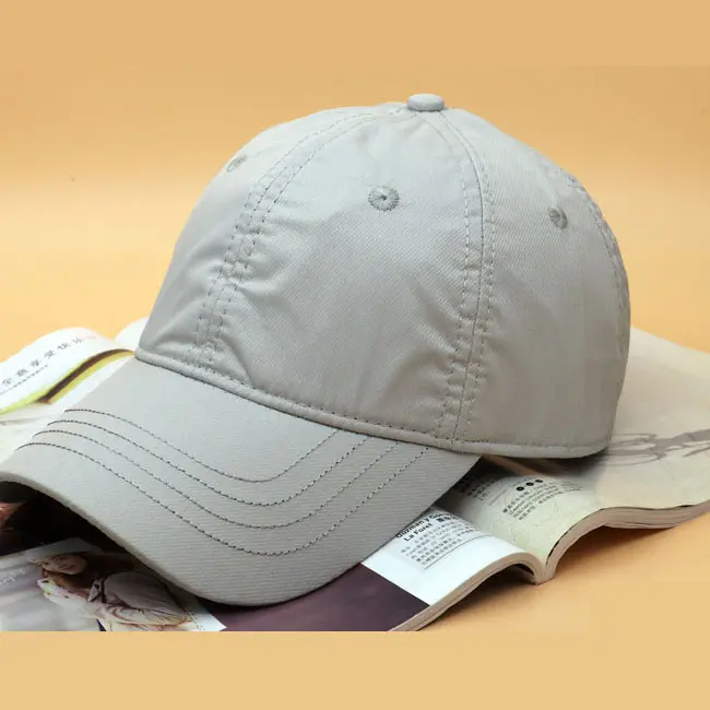 Sombreros blancos con logo personalizado, gorra de béisbol de algodón, 6 paneles, resistente al agua, secado rápido, UV, FPS 50, para correr