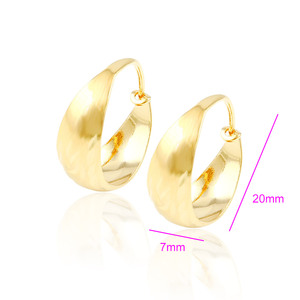 Xuping bijoux femmes Or Plaqué Boucles D'oreilles Bijoux Fantaisie Populaire à Dubaï, bijoux vietnam - Product Image 2