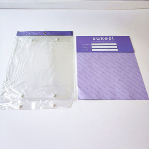 Tùy Chỉnh Rõ Ràng PVC Nhựa Phần Mở Rộng Tóc Đóng Gói Túi Với <span class=keywords><strong>Snap</strong></span> Fastener - Product Image 5