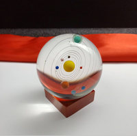 2023 diseño único de la serie del universo bola de cristal celestial 3D bola de cristal para regalos de recuerdo al por mayor