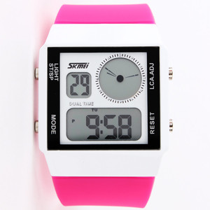 Army <strong>green</strong> led display dual <strong>time</strong> wristwatch led with high quality and short delivery <strong>time</strong> - Product Image 4