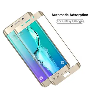 Pour Samsung Galaxy S6/S6 bord/S7/s7 bord 3d courbe cintrage à chaud trempé protecteur d'écran en verre