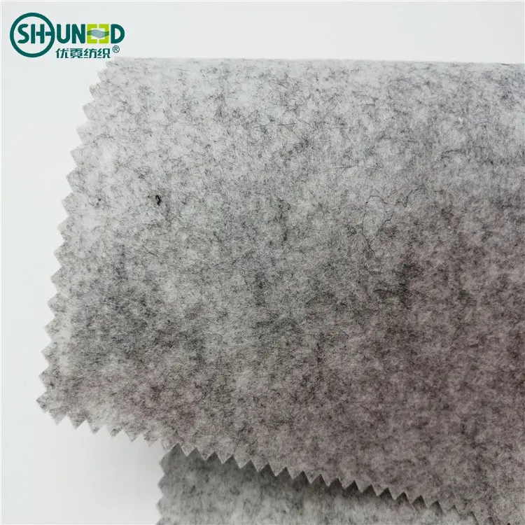 % 100% Polyester 1-3mm kalınlığında Nonwoven keçe kumaş kumaş ayakkabı sanayi