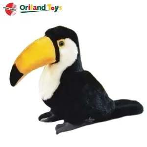 Soft Yellow Toucan Plush Stuffed Animal Toy