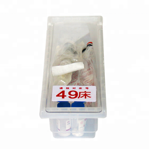 Boîte de rangement carrée pour médicaments en plastique PP moulé par injection pour <span class=keywords><strong>pharmacie</strong></span> dans les hôpitaux, emballée en carton - Product Image 4