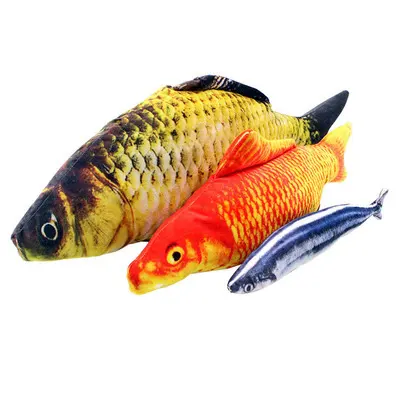 Products Pet Toys Wholesale Durable Pet Dog Cheeped Fish Pet Item Plush Sustainable Custom Sizes Everyday Toys Fun Play