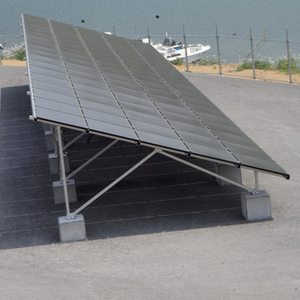 Techo plano suelo de aluminio de montaje Solar montaje solar marco de soluciones de energía verde - Product Image 1