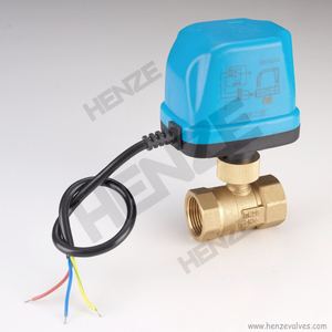 12/24 VDC，110 VAC，220VAC 黄铜电动球阀 - Product Image 2