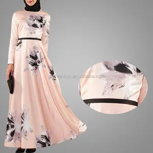 Latest Burqa Designs Pictures Fashion Style Floral Muslim Women Dress Cosy Kaftan Dress In Dubai Wholesale Online