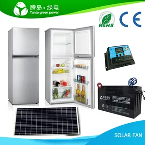 115l alimentado a energia solar dc 12v geladeira, porta dupla e congelador superior, geladeira H2-R-115T 100w
