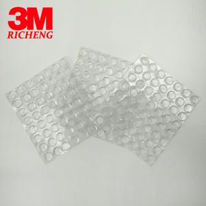 Tapis <span class=keywords><strong>de</strong></span> <span class=keywords><strong>protection</strong></span> en caoutchouc transparent, 3M SJ5312, entretoise cylindrique à dessus plat - Product Image 6