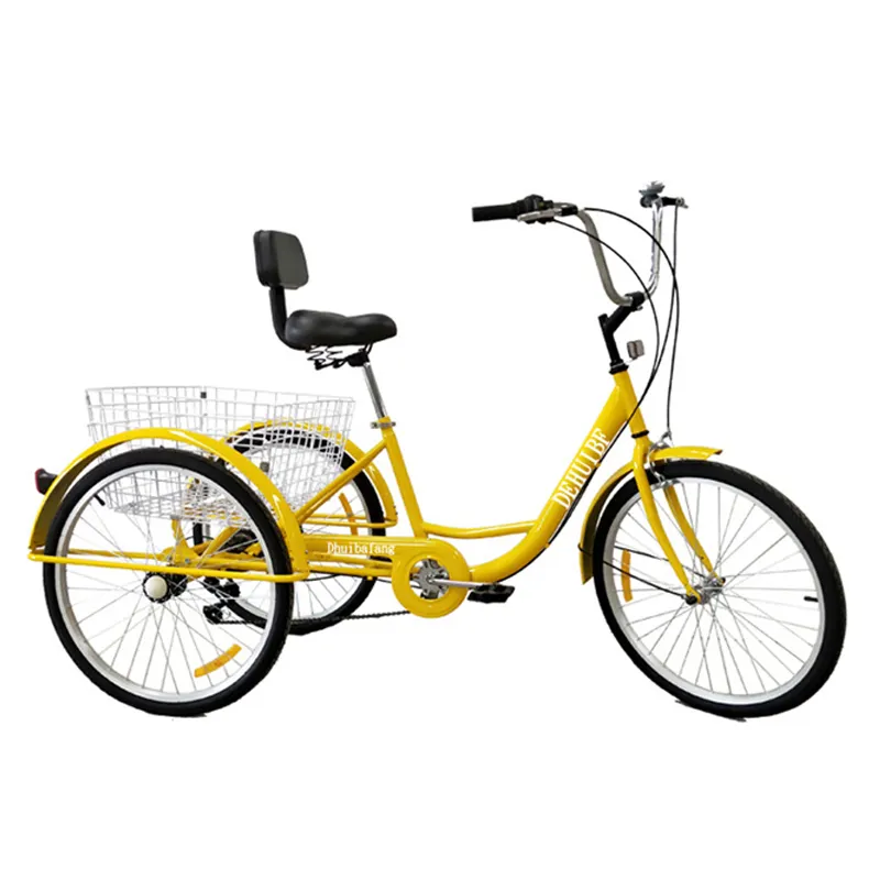 Venda por atacado triciclo adulto barato para venda/3 roda de bicicleta triciclo para adultos/três rodas trilhas de carga bicicletas à venda