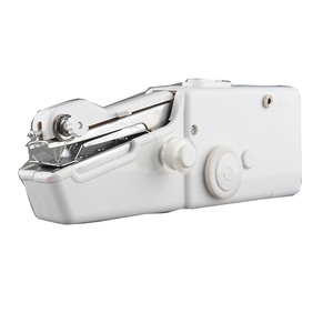 Portable práctico mini máquinas de coser costura inalámbrico ropa tejidos máquina de coser eléctrica para el hogar caliente! - Product Image 1