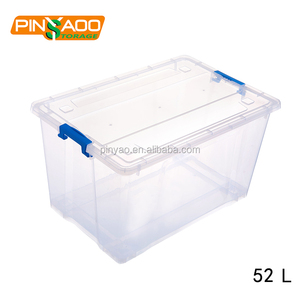 <span class=keywords><strong>52L</strong></span> Customized Rõ Ràng Thiết Kế Mới Stack Lưu Trữ Hộp Nhựa - Product Image 2