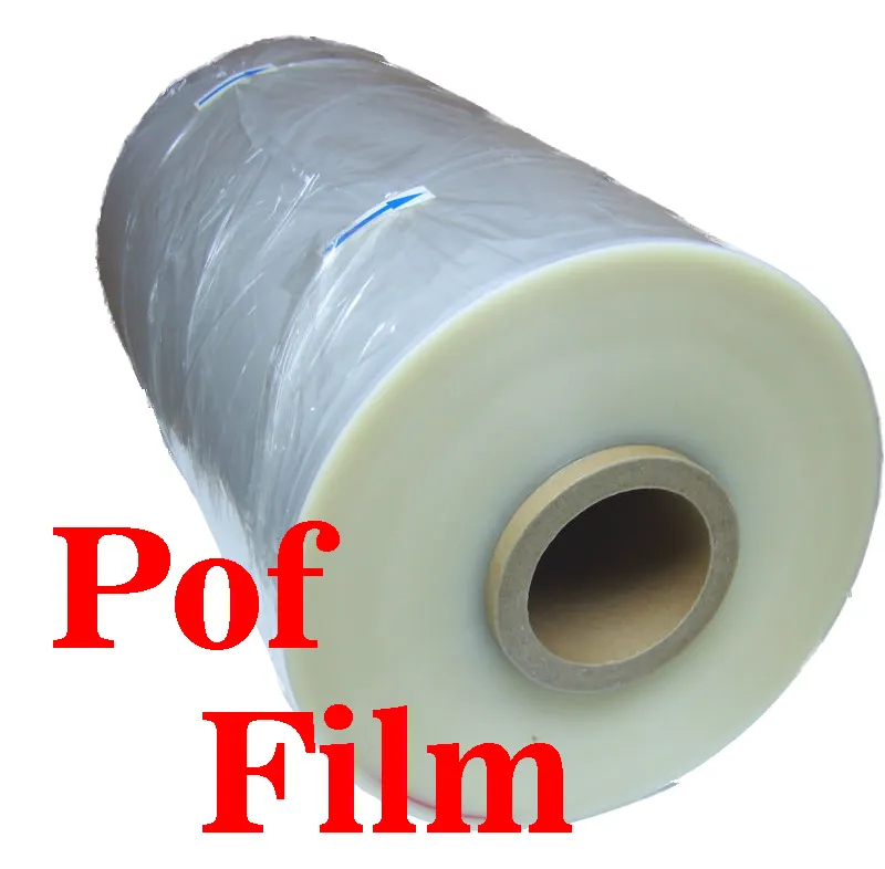 Polyolefin(pof) 5 Layers wrapping film center folding shrink film roll pof shrink film extrusion