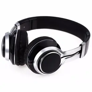 Foldable stylish headband China directly supplier stereo true headphone with black color