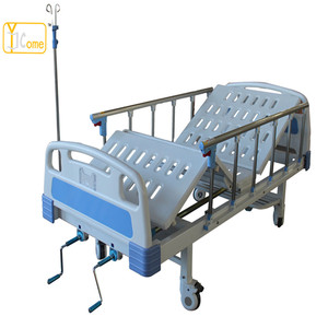 Cama de hospital portátil de ABS con soporte IV y mesa de comedor - Product Image 3