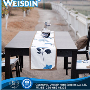bonneterie en gros en argent à chaud <span class=keywords><strong>chemin</strong></span> de <span class=keywords><strong>table</strong></span> en <span class=keywords><strong>bambou</strong></span> - Product Image 5