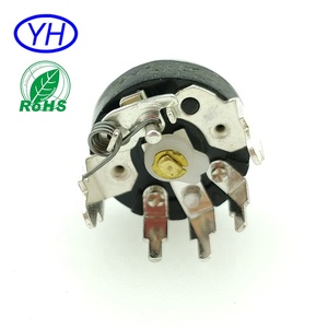 Chất lượng cao 1K 2K 4.7K 5K 10K 20K 50k 47K 100K 500k Ohm Carbon phim 12mm dọc quay thumbwheel chiết chuyển đổi - Product Image 5