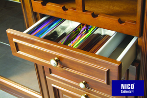 Gabinete de cocina Modular de madera NICOCABINET inteligente personalizable nuevo hogar con grifo de encimera de mármol bisagra cajón cesta fregadero - Product Image 4