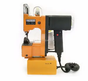 GK9-370 portable high speed bag closing machine with 36Vlithium battery for sewing bags,sacks