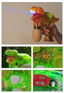 Pistola de agua con forma de animal, juguete de burbuja de dinosaurio - Product Image 6