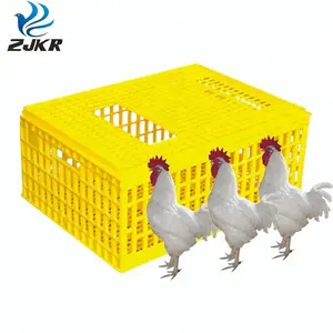 High quality plastic plastic quail livestock transport cages/coop