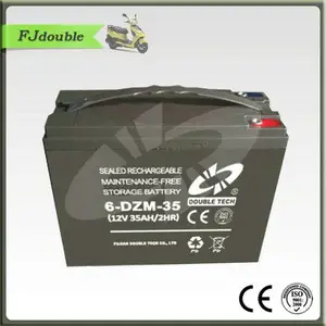 12v 35ah e- xe đạp pin axít chì cho xe ba bánh điện, xe tay ga và xe đạp Trung Quốc nhà cung cấp