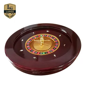 50 centimetri 56 centimetri Casino Stile Russo Ruota della Roulette In Legno Massello Ruota della Roulette